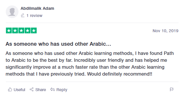 Learn Arabic online review 4
